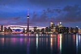 Photo:  Toronto sky line at night